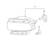 2005 Chevy Corvette Fog Light Diagram - 25942592