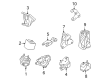 Pontiac Engine Mount Diagram - 10345832