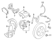 Chevy Equinox Brake Dust Shields Diagram - 84064846
