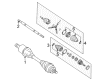 Pontiac CV Boot Diagram - 26039156