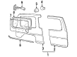 1993 Chevy Lumina APV Door Moldings Diagram - 10153431
