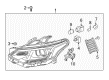 Cadillac Turn Signal Light Connector Diagram - 23242351
