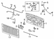 2022 Chevy Silverado 1500 LTD Door Hinge Diagram - 85145036