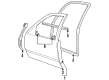 1999 Cadillac DeVille Door Seal Diagram - 25702501