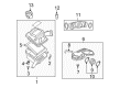 Hummer H3T Air Filter Diagram - 25940117