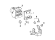 Saturn ABS Control Module Diagram - 20812606