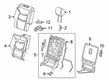 2022 Cadillac XT6 Seat Cushion Pad Diagram - 84803630