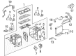 Cadillac A/C Hose Diagram - 25743031