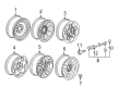 Chevy Silverado 1500 Spare Wheel Diagram - 9597227
