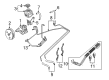 Pontiac GTO Power Steering Hose Diagram - 92209162