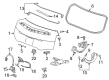 Cadillac ELR Door Handle Diagram - 22892816