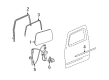 2008 Hummer H3 Door Seal Diagram - 25903184