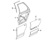 Saturn Door Moldings Diagram - 21096769