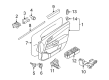 2008 Saturn Astra Weather Strip Diagram - 24468022