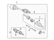 Saturn Vue CV Boot Diagram - 19178957