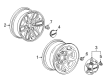 2007 GMC Sierra 1500 HD Classic Wheel Cover Diagram - 20941992