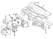 Chevy City Express Dash Panel Vent Portion Covers Diagram - 19316762