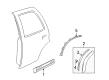 2004 Chevy Tracker Door Moldings Diagram - 30025230
