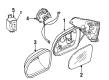 1998 Cadillac Catera Side View Mirrors Diagram - 90543373