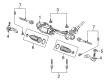 Cadillac Rack And Pinion Diagram - 84952336