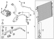Chevy Colorado A/C Condenser Diagram - 84808701
