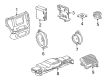 Chevy Silverado 2500 HD Car Speakers Diagram - 87825442