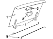 Cadillac Liftgate Hinge Diagram - 25543720
