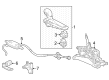 Chevy Trax Automatic Transmission Shift Levers Diagram - 42827911