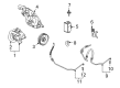 Cadillac XLR Power Steering Reservoir Diagram - 10371822