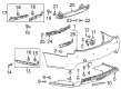 Cadillac Bumper Diagram - 23302878