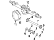 2005 Chevy Silverado 2500 HD Axle Shaft Retainer Diagram - 341511