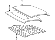 1999 Cadillac DeVille Door Seal Diagram - 25660260
