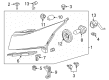Chevy Cruze Headlight Diagram - 95291964