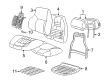 2000 Chevy Impala Seat Cushion Pad Diagram - 12454434