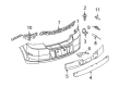 Saturn Bumper Diagram - 94711093