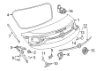 Buick Trunk Lid Lift Support Diagram - 13437377