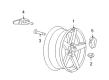 Chevy Spare Wheel Diagram - 9597895