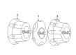 2005 Chevy Silverado 1500 Wheel Cover Diagram - 15067581