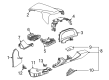 2021 Chevy Corvette Cup Holder Diagram - 84397107