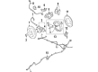 Pontiac Aztek Brake Backing Plate Diagram - 18044590