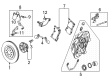 Chevy Corvette Brake Backing Plate Diagram - 84569496