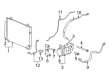 2008 Cadillac CTS A/C Hose Diagram - 25801154
