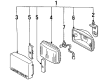 1991 GMC Syclone Fog Light Diagram - 15638477