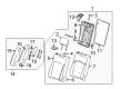 2014 Buick LaCrosse Seat Cushion Pad Diagram - 26207154