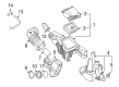 Pontiac PCV Valve Elbow Diagram - 24573843