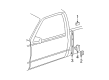 Chevy C2500 Door Moldings Diagram - 15740097