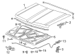 2019 Chevy Silverado 1500 Weather Strip Diagram - 23412415