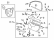 Cadillac XT5 Door Handle Diagram - 84906962