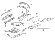 Chevy Uplander Catalytic Converter Diagram - 15180206
