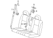 Pontiac Seat Belt Diagram - 89026014